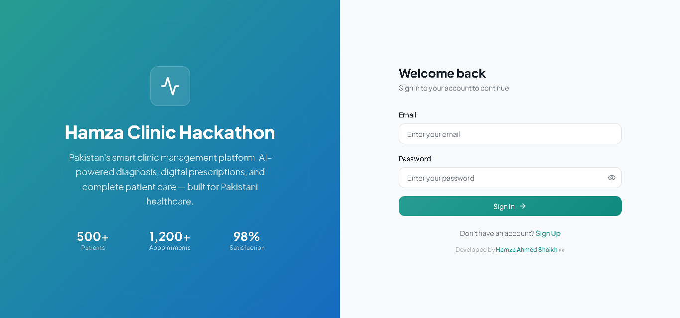 Hamza Clinic Hackathon